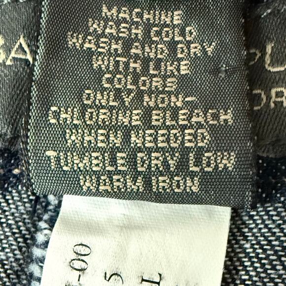 Banana Republic Factory Denim Skirt 100% Cotton Dark Wash Jean Skirt Size 14 - Picture 5 of 7